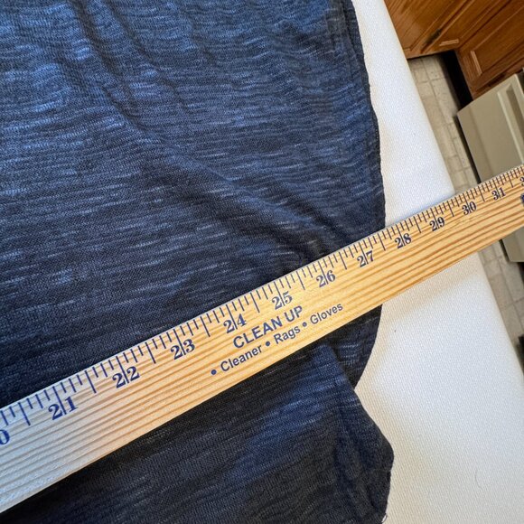 Just Kate Boho Top Large Black Heather Gray Crochet Back Loose Fit Festival - Picture 5 of 8